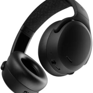 Skullcandy Crusher ANC 2 Noise Cancelling Wireless Headphones - True Black | Multi-Sensory Crusher Bass, Over-Ear Fit, Bluetooth, 60 Hours Battery, Working Out, Gym, Travel, Studying, Music, Gaming : Electronics